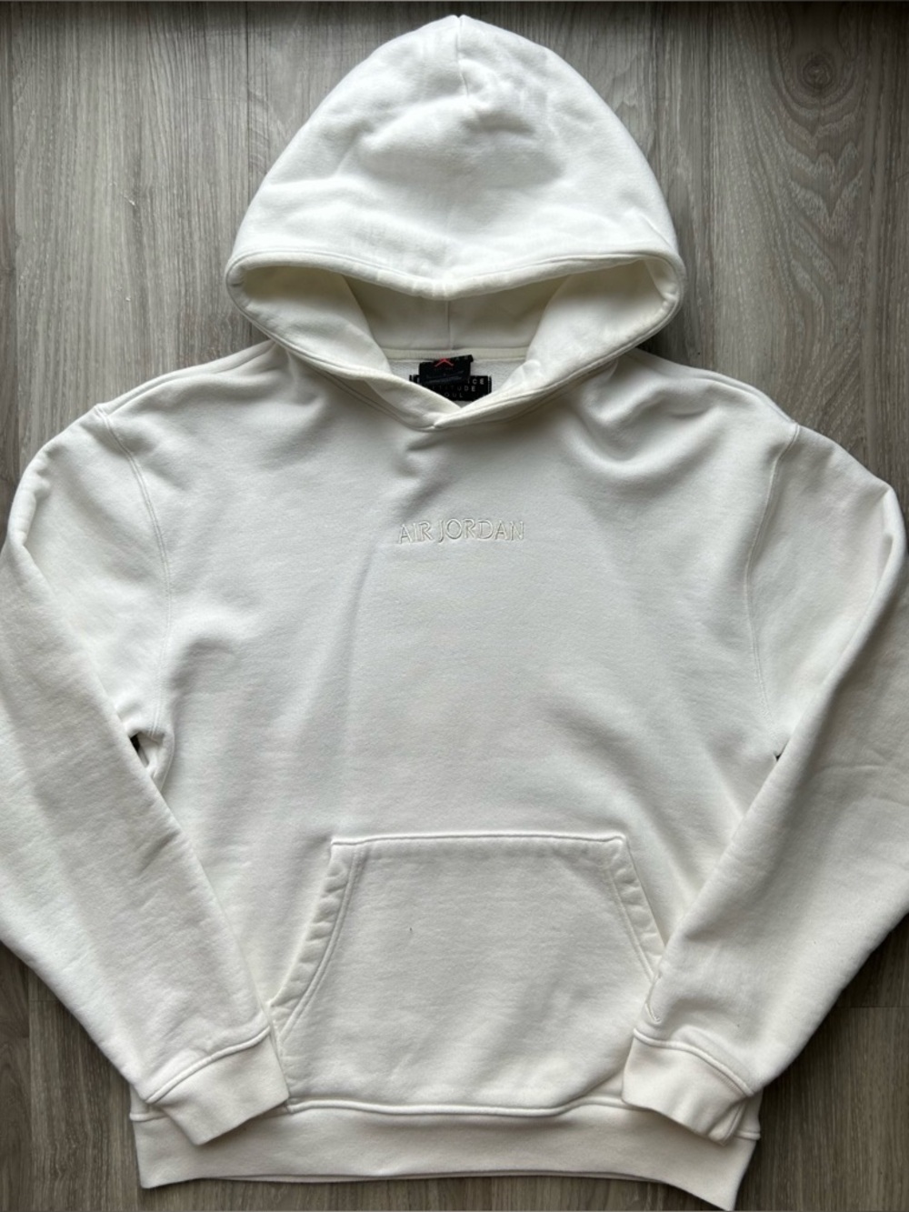 Jordan Heavyweight Wordmark Hoodie in Classic White (Small) - Picture 8 of 11